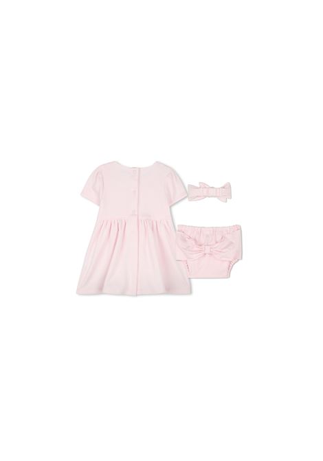 Vestitino a Coste Rosa Con Dettaglio Fiocco GIVENCHY KIDS | H3061544Z